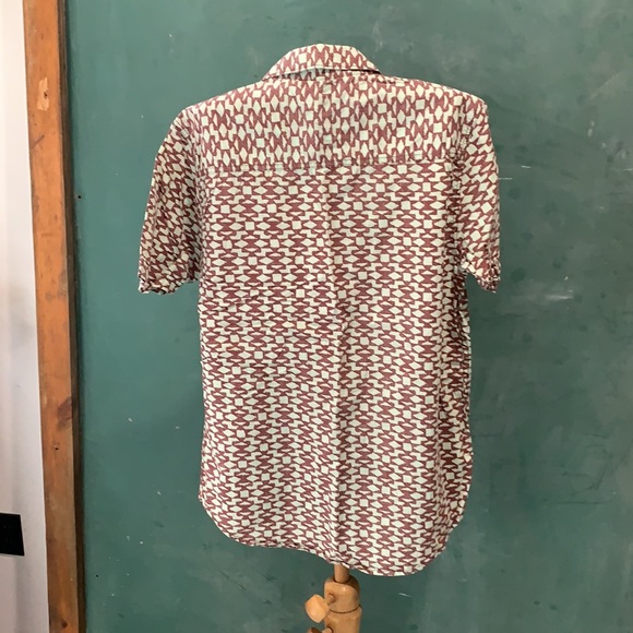 Men’s small vintage short sleeve button up pattern - Picture 3 of 4